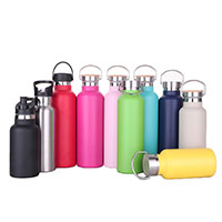 new products 2020 powder coated unique factory price double wall custom logo stainless steel water bottle for sports